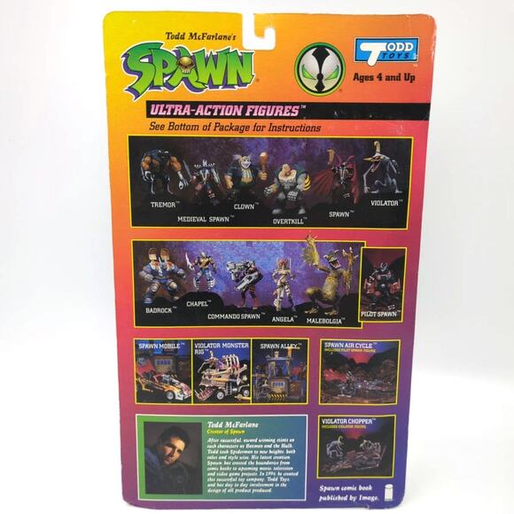 McFarlane Commando Spawn Deluxe Edition Ultra Action Figure 1995 NEW Todd Toys - Picture 3 of 4